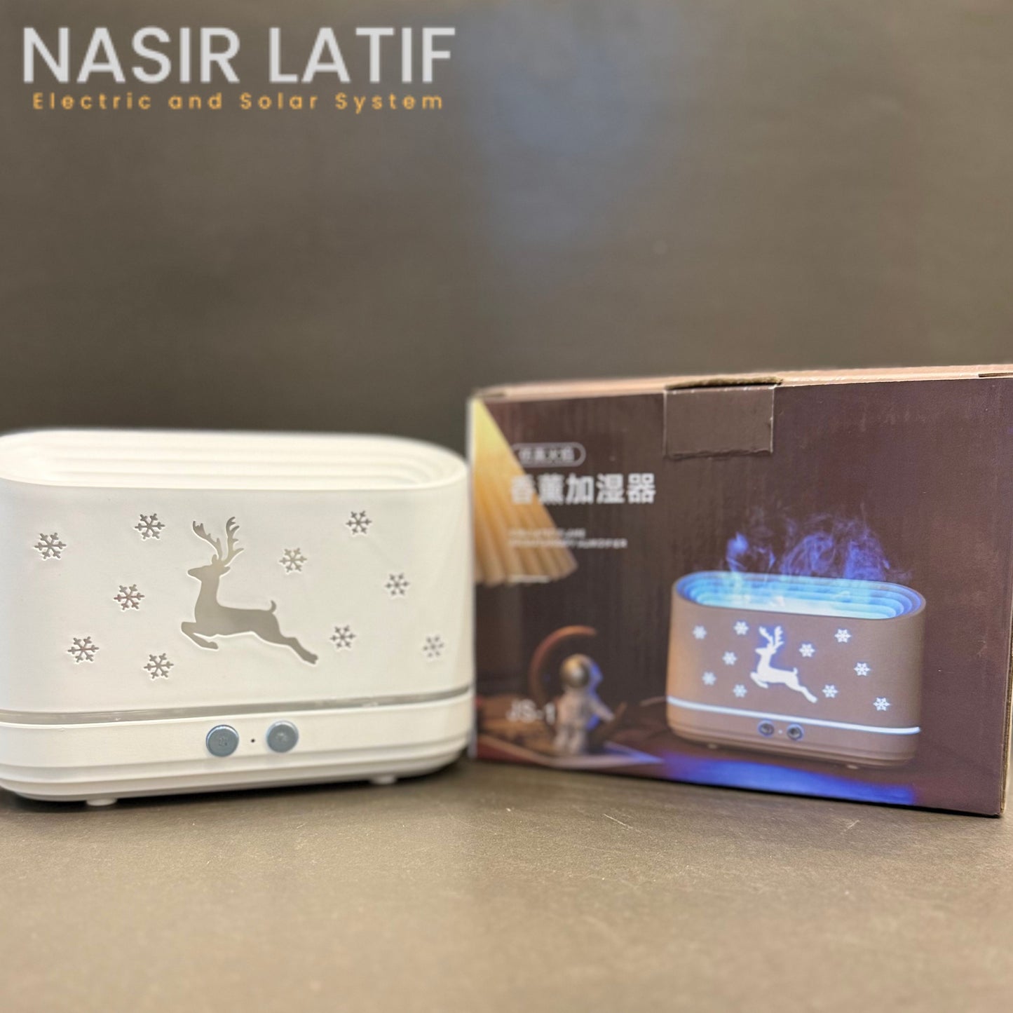 Best Simulated Flame Air Humidifier & Diffuser {JS-1}