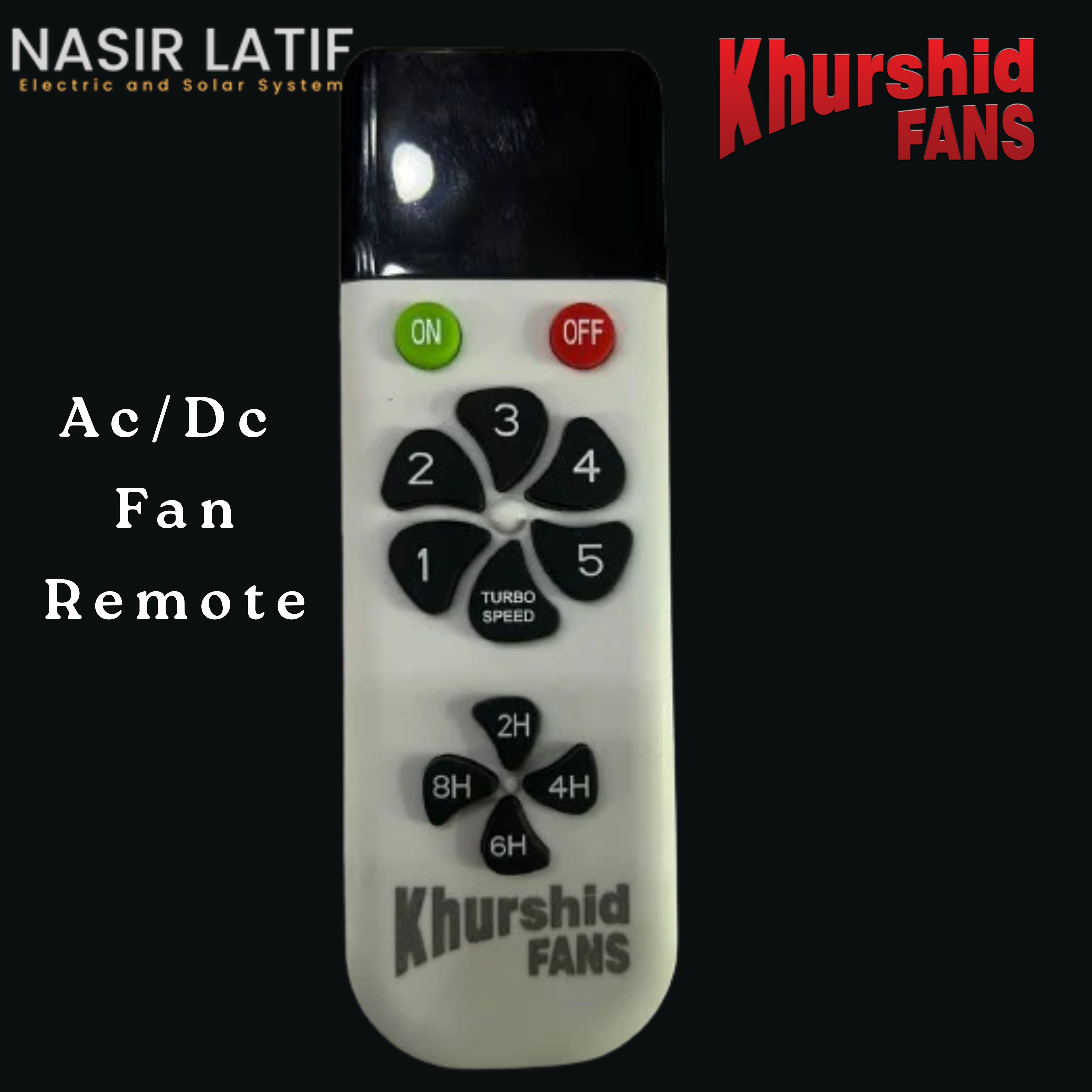 Khurshid Fan Ac/Dc Digital Remote