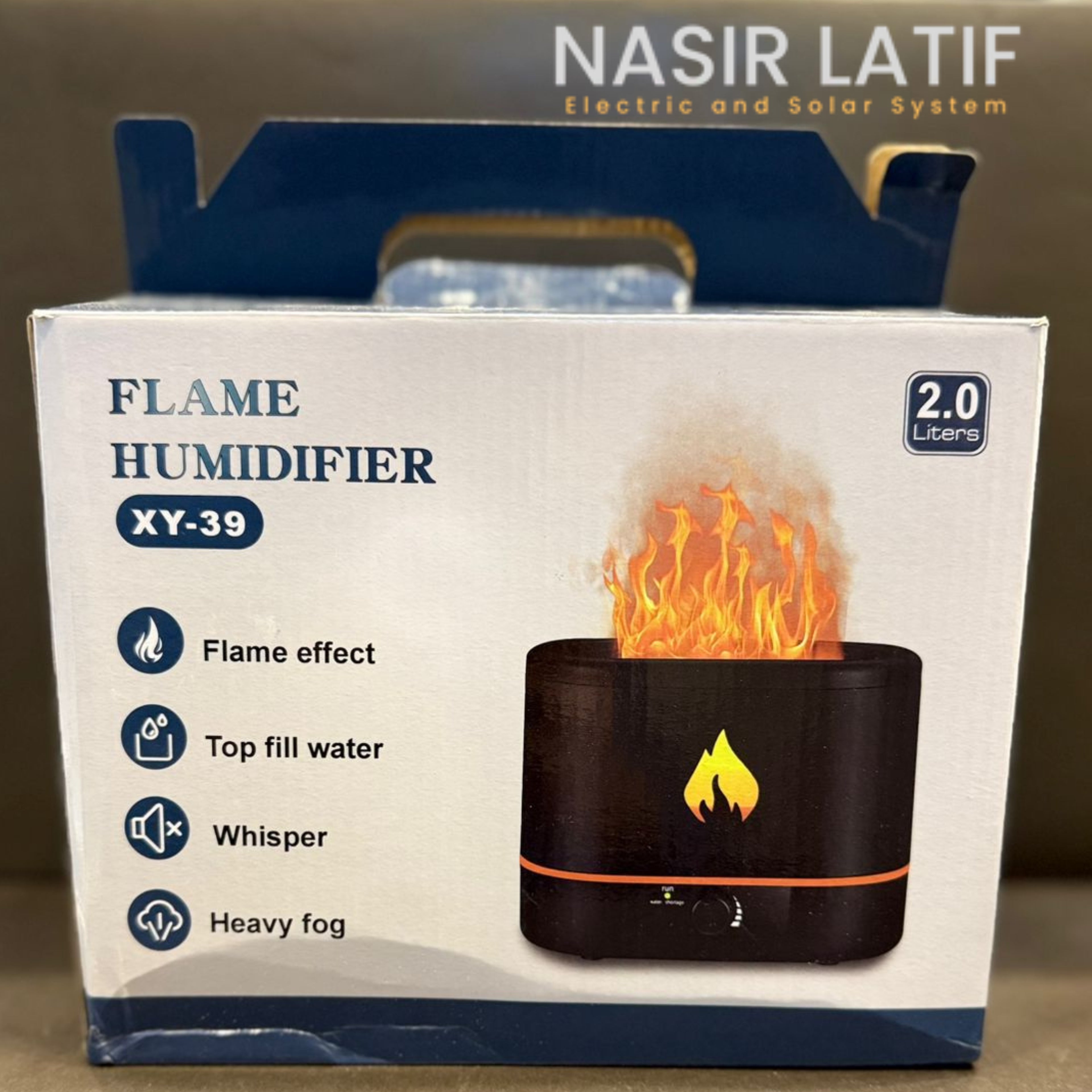 Flame Humidifier & Diffuser With Moon Dissplay {XY-39}