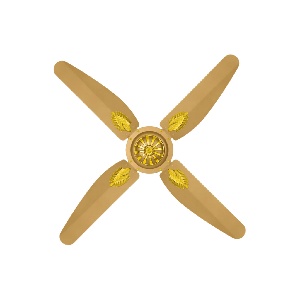 Antique Fancy 4 Bladed Brown Golden main view