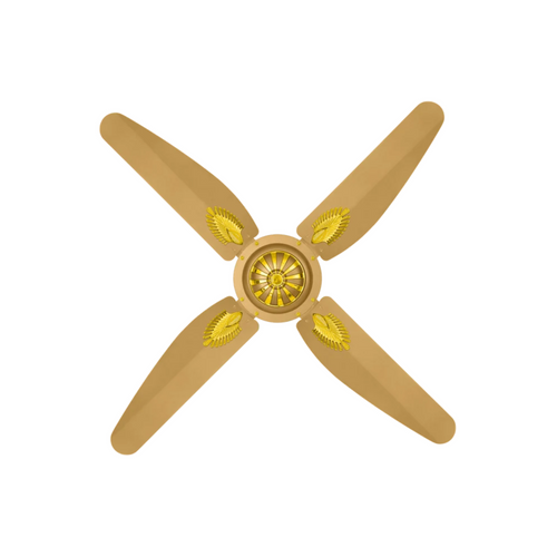 Antique Fancy 4 Bladed Brown Golden main view